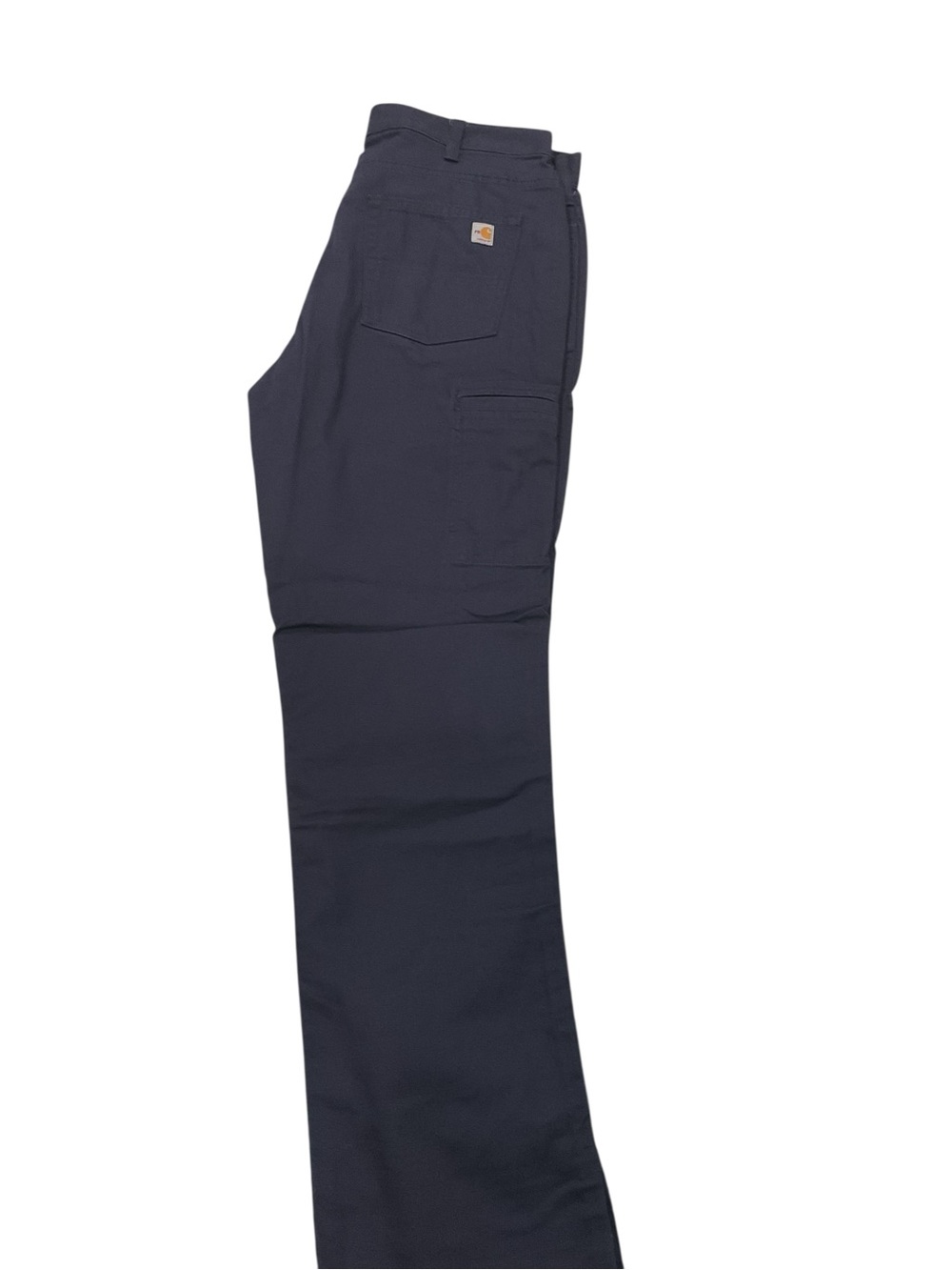 Carhartt FR Rugged Flex Canvas Pants Navy Blue Flame Resistant Work Trousers 12R